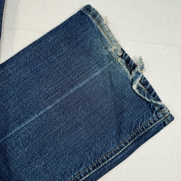 Mavi Bootleg Flare Jeans Womens Size 30* Dark Blue Low Rise - Picture 12 of 13